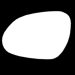 Hyundai i30 Silver Stick On Wing Mirror Glass Passenger Side(LH)