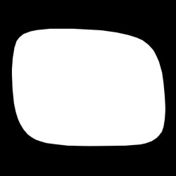 VW Touareg Stick On Wing Mirror Glass Drivers Side(RH)