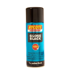 Hycote Bodyshop Gloss Black Spray Paint 400mL