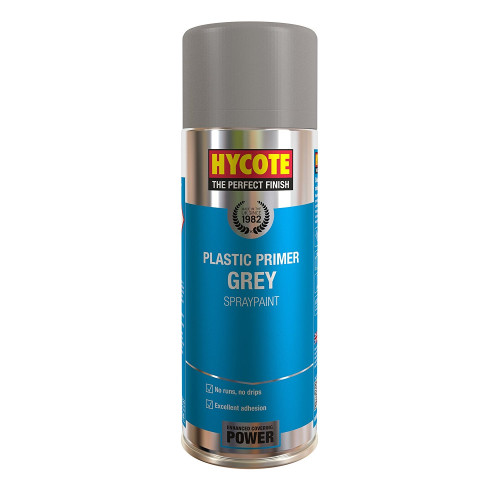 Hycote Plastic Primer Grey Spray Paint 400mL