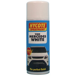 Hycote Mercedes Van White Spray Paint 400mL