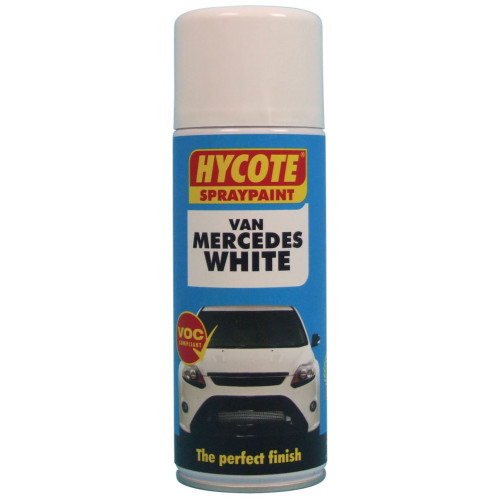 Hycote Mercedes Van White Spray Paint 400mL