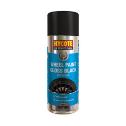 Hycote Gloss Black Wheel Spray Paint 400mL