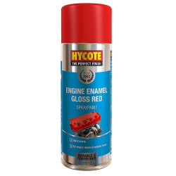 Hycote Engine Enamel Gloss Red Spray Paint 400mL