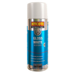 Hycote Bodyshop Gloss White Spray Paint 400mL