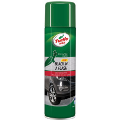 Turtle Wax Black In A Flash Trim & Tyre Shine Aerosol 500ml