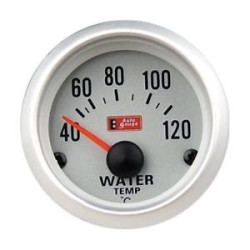 Silver Face Water Temp. Gauge