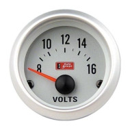 Silver Face Voltage Gauge