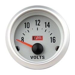 Silver Face Voltage Gauge