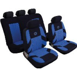 Precision Blue Car Seat Covers.