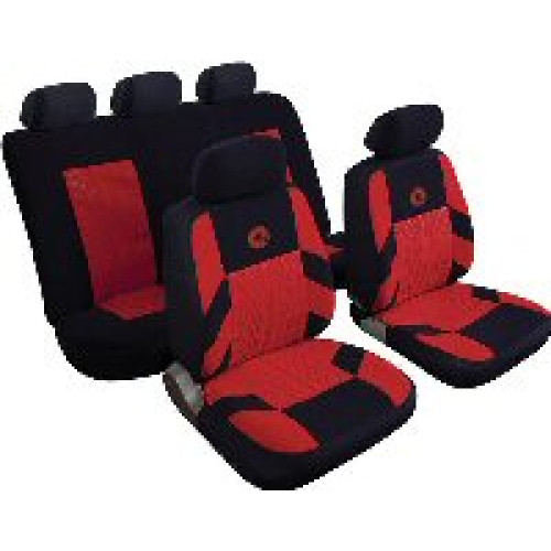 Precision Red Car Seat Covers.