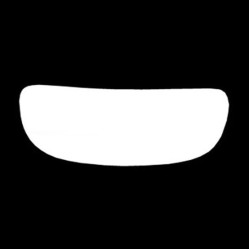 Vauxhall Vivaro Stick On Blind Spot Wing Mirror Glass Passenger Side(LH)