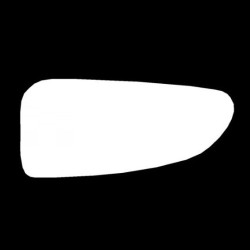 Nissan Interstar Stick On Blind Spot Wing Mirror Glass Drivers Side(RH)