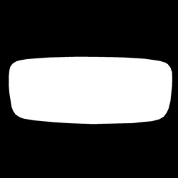 Stick On Blind Spot Wing Mirror Glass Drivers Side(RH)