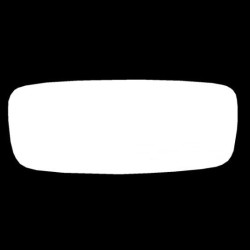 Stick On Blind Spot Mirror Glass Passenger Side(LH