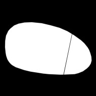 BMW Z4 Aspheric Stick On Mirror Glass Drivers Side(RH)