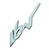 16 Valve Chrome Car Badge