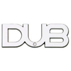 Dub Chrome Car Badge