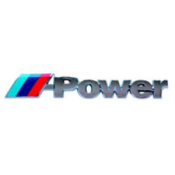 MPower Chrome Car Badge.