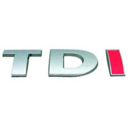TDi Chrome Car Badge