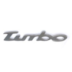 Turbo Chrome Car Badge