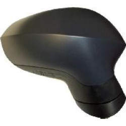 Seat Leon Black Wing Mirror Drivers Side (RH)