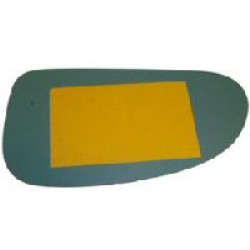 Silver Stick On Wing Mirror Glass Drivers Side(RH)