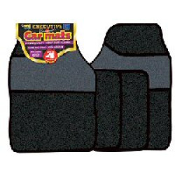 Black Velour Carpet Car Mats.