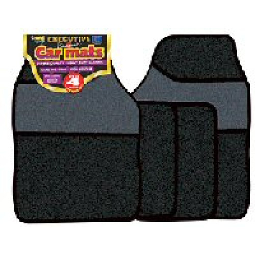 Black Velour Carpet Car Mats.